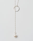 Pearl Lariat Necklace