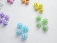 Resin Sparkle Konpeito earrings. star fragment studs. choose from 7 colors