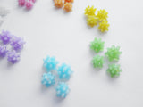 Resin Sparkle Konpeito earrings. star fragment studs. choose from 7 colors