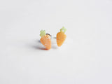 Rabbit and Carrot earrings