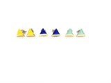 Triangle Handpainted Earrings