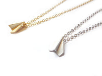 Paper Plane Necklace