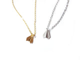 Paper Plane Necklace
