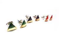 Triangle Handpainted Earrings