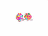 Summer Cicrcle Resin Studs