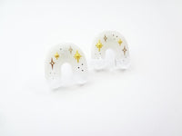 Resin Arch Earrings