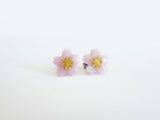 Sakura and Leaf Earrings