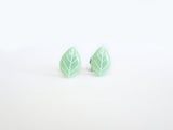 Sakura and Leaf Earrings