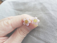 Sakura and Leaf Earrings