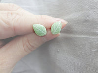 Sakura and Leaf Earrings