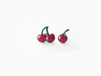 Glitter Cherry Earrings