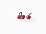 Glitter Cherry Earrings