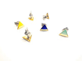 Triangle Handpainted Earrings