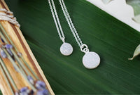 Cali – White Druzy Sterling Silver Necklace