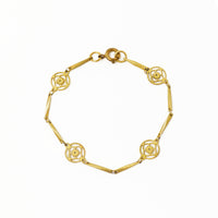 Lana – 1970’s Vintage Circle Chain Bracelet